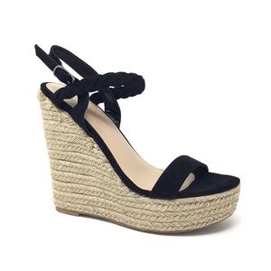 Wild Diva Espadrille Platform Wedges